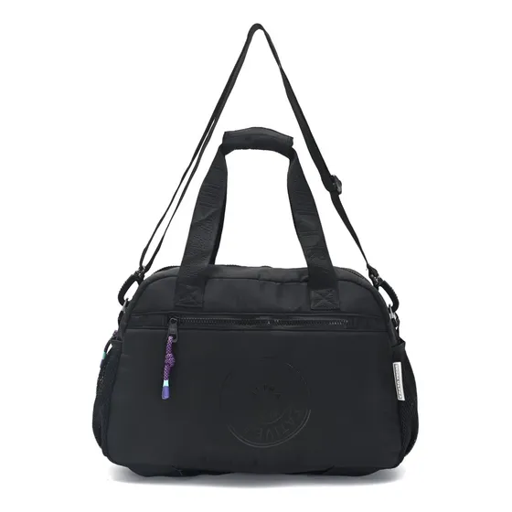 Bolso Niles Skora Urbano Reforzado Porta Mat Yoga Estirilla Color Negro Lisa
