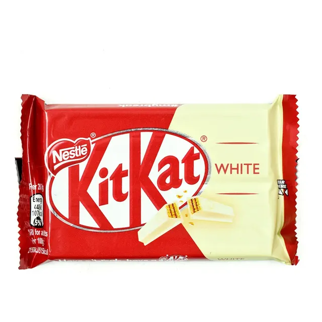 Chocolate Kit Kat 4 Finger White Universo Binario