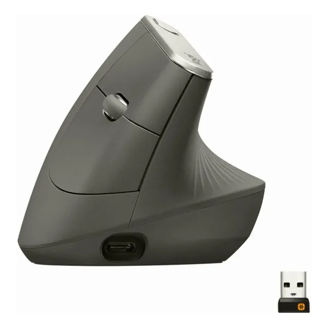 Logitech Mx Vertical Mouse Inalámbrico Ergonómico,