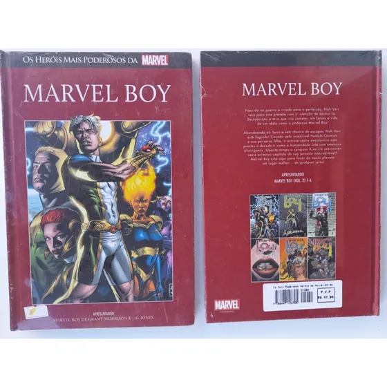 Hq Marvel Boy Nº 89 - Salvat Capa Vermelha - Capa Dura.