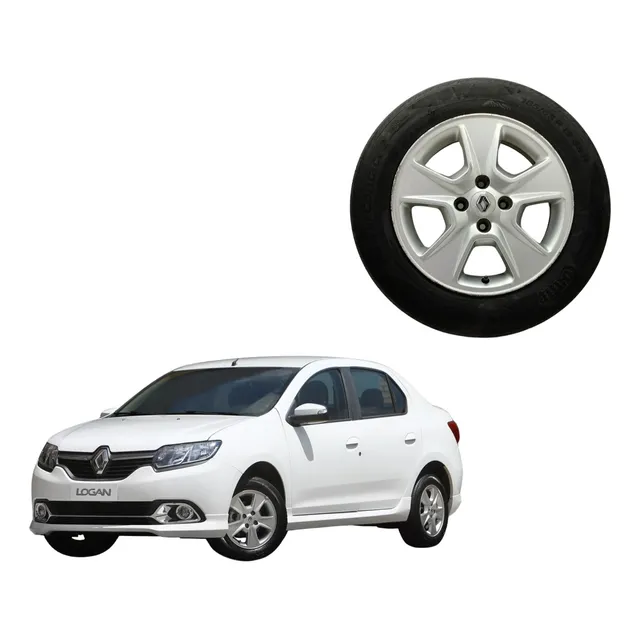 Roda Liga Pneu 185/65 Aro 15 Ren Logan Dyn 1.6 2015 Usado