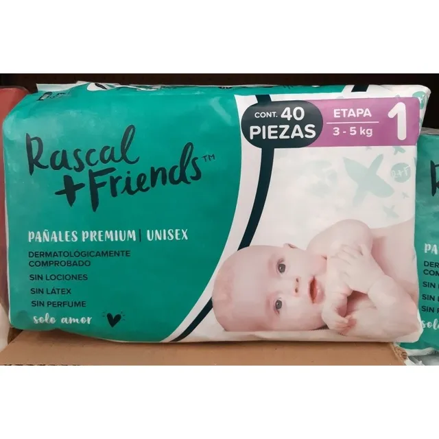 Pañales Rascal + Friends // Etapa 1 Recién Nacido