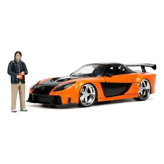 Auto Escala 1/24 Mazda Rx-7 Veilside Tokyo Drift Con Figura