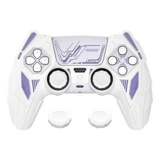 Playvital Funda De Silicona Para Ps5 Mando - Mecha Rhino Playvital Funda De Silicona Para Ps5 Mando - Mecha Rhino