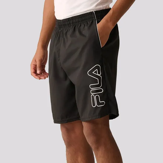 Bermuda Fila Train Preto E Branco