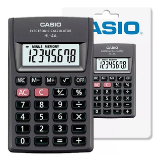 Calculadora Casio Básica Ultraportátil 8dígitos Hl4a -preta Calculadora Casio Básica Ultraportátil 8dígitos Hl4a -preta