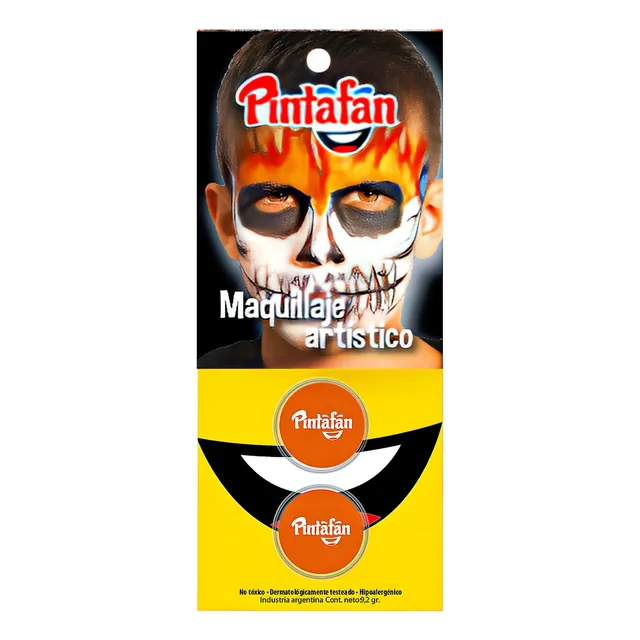 Maquillaje De Color Naranja Pack X1 (2u)