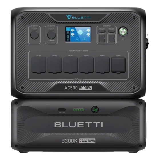 Kit Generador Bluetti Ac500 + Batería B300k Capacidad 2765wh