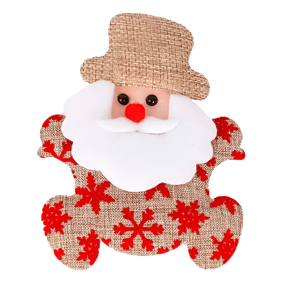 12 Adornos Colgantes Navideños Afelpado Zsd-129-paquete-12pz