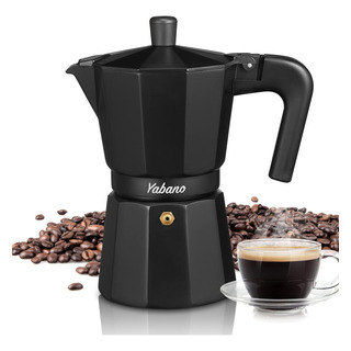 Estufa Espresso Moka Potes Yabano Negro 2.13 Estufa Espresso Moka Potes Yabano Negro 2.13