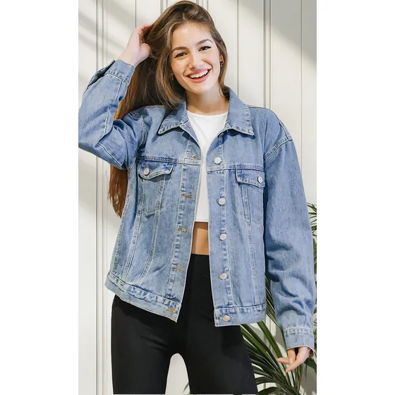 Campera De Jean Oversize Nanaku