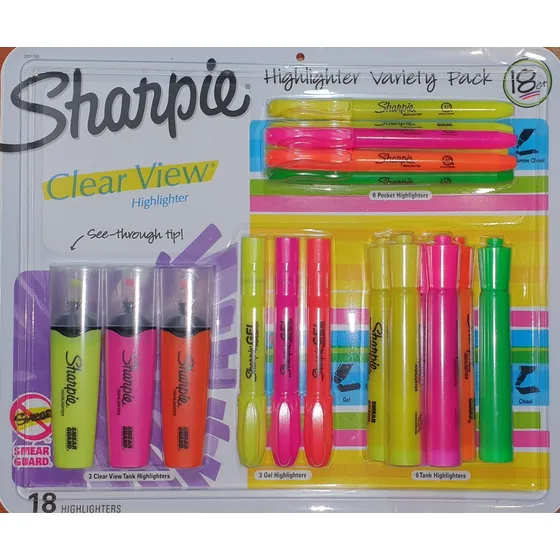 Marcatextos, Resaltadores, Marcadores Fluorecentes C/3 Pack