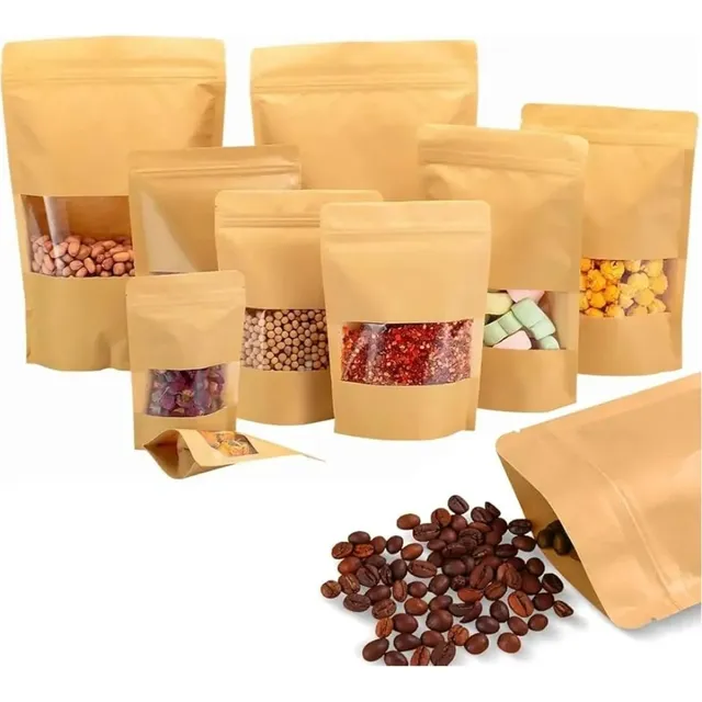 Bolsas Papel Kraft Trilaminadas 150gr X 100 Unidades
