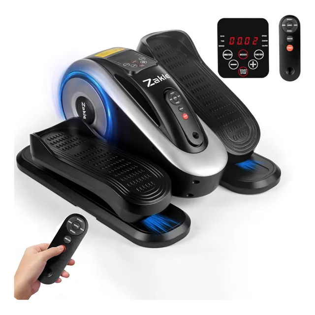 Mini Elíptica Eléctrica Jumei Rehabilitación Muscular Color Negro