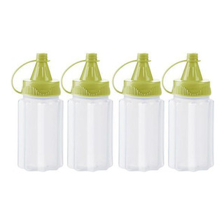4 Paquete De 2-4 Botellas Pequeñas Exprimibles, 4 Piezas 4 Paquete De 2-4 Botellas Pequeñas Exprimibles, 4 Piezas