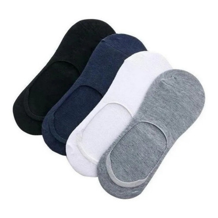 Meia Tênis Sapatenis 12 Pares Invisível Masculina C Silicone Meia Tênis Sapatenis 12 Pares Invisível Masculina C Silicone