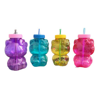 Hello Kitty Chela Botella 1 Litro Con Popote Colores 12 Pzs Hello Kitty Chela Botella 1 Litro Con Popote Colores 12 Pzs