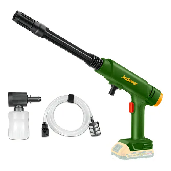 Hidrolavadora A Bateria 20v Jadever P20s 25bar Jdqx1528 Color Verde Frecuencia 50/60
