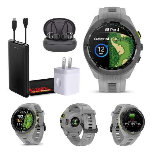 Garmin Approach S70 Smartwatch Golf Gps 47mm Preto Cerâmico