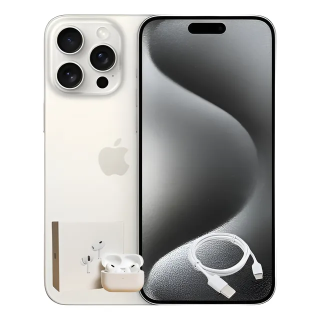 Apple iPhone 15 Pro Max 1tb Esim - Titanio Blanco + Regalo