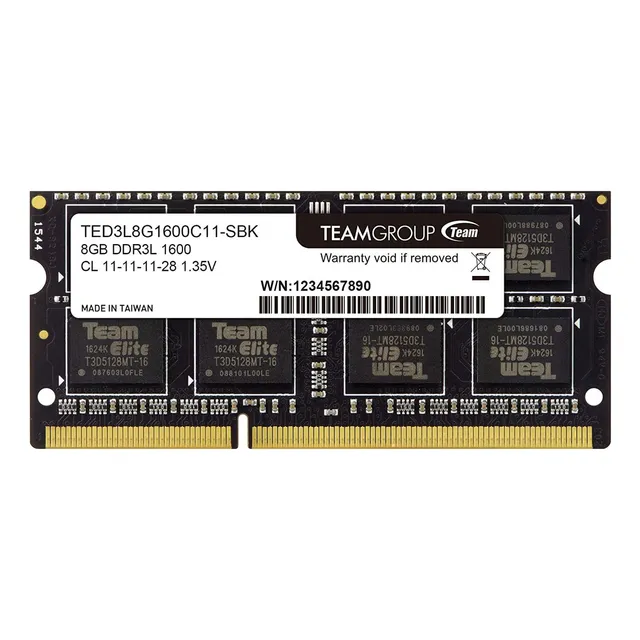 Memoria Ram Ddr3l 8gb 1600mhz Sodimm Teamgroup Elite Laptop