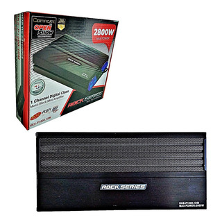Amplificador Rock Series Rks-p1000.1dm 1ch Clase D 2800w Max Amplificador Rock Series Rks-p1000.1dm 1ch Clase D 2800w Max