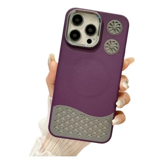 Capa Com Design De Ventilador Para iPhone 13/14/15/16e
