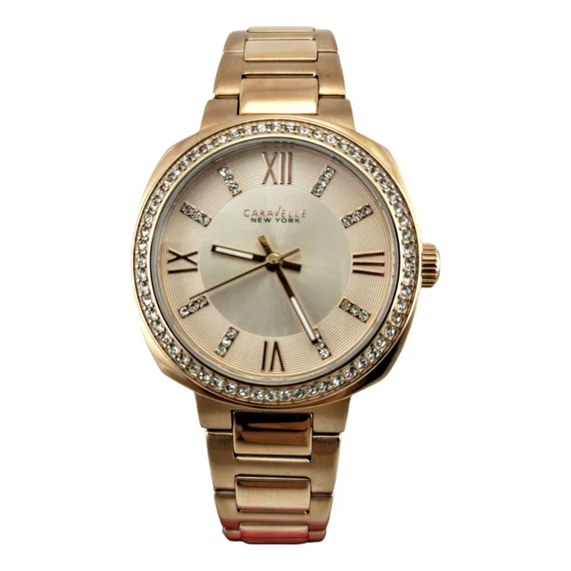 Reloj Bulova Caravelle Acero Inoxidable Cristales Mujer