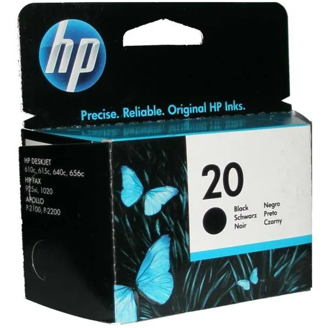 Cartucho De Tinta Original Hp 20 C6614d 28ml Facturado