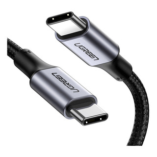 Cable Ugreen Tipo C A C 100w 20v 5a, Carga Rápida Cable Ugreen Tipo C A C 100w 20v 5a, Carga Rápida
