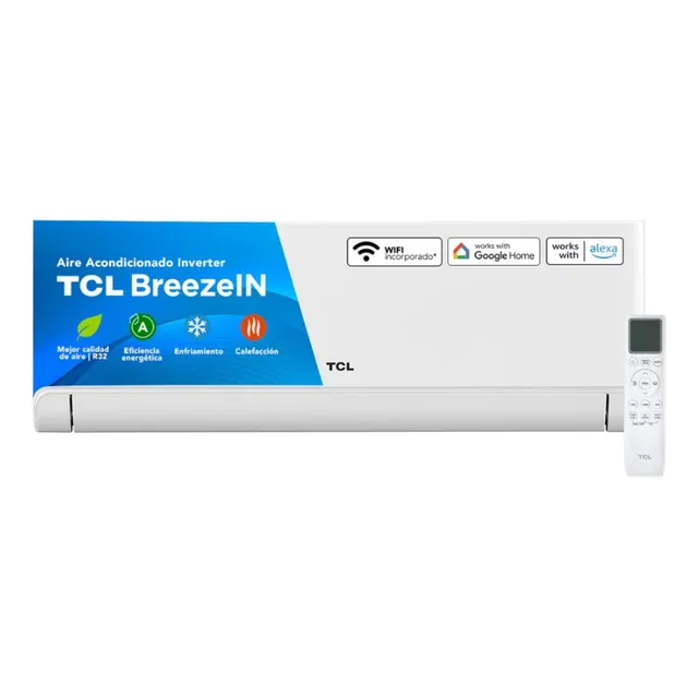 Aire Acondicionado 9000btu Inverter Tcl Con Wifi 4 En 1
