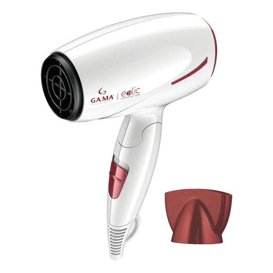 Secador De Pelo Ga.ma Italy Eolic Ceramic Ion Blanco