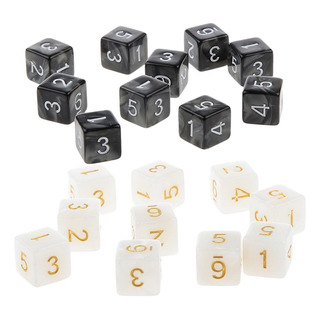 D6 Dados Numeral Table Game Prop Accesorios Para En Y Negro D6 Dados Numeral Table Game Prop Accesorios Para En Y Negro