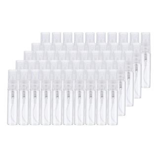 50 Pcs 5ml Mini Botellas Spray Perfume Vidrio Recargables 50 Pcs 5ml Mini Botellas Spray Perfume Vidrio Recargables
