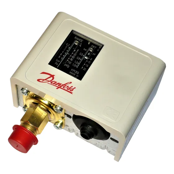 Presostato Danfoss Kpi35 Rango -0,2 A 8 Bar Rep. Automática