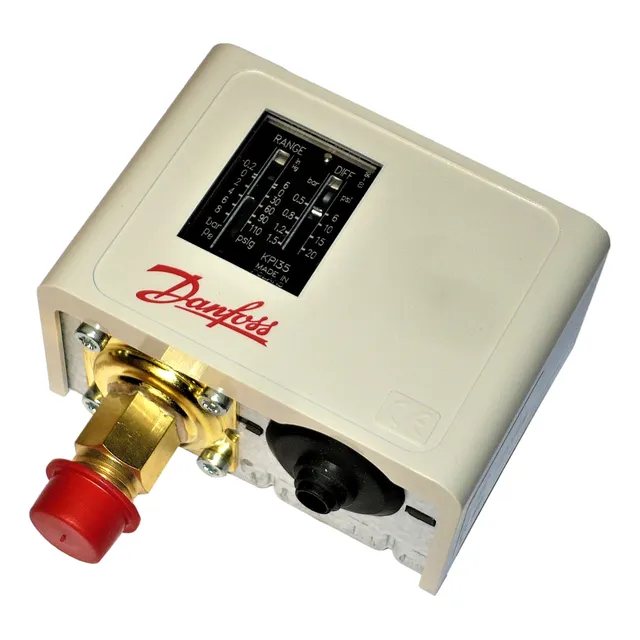 Presostato Danfoss Kpi35 Rango -0,2 A 8 Bar Rep. Automática
