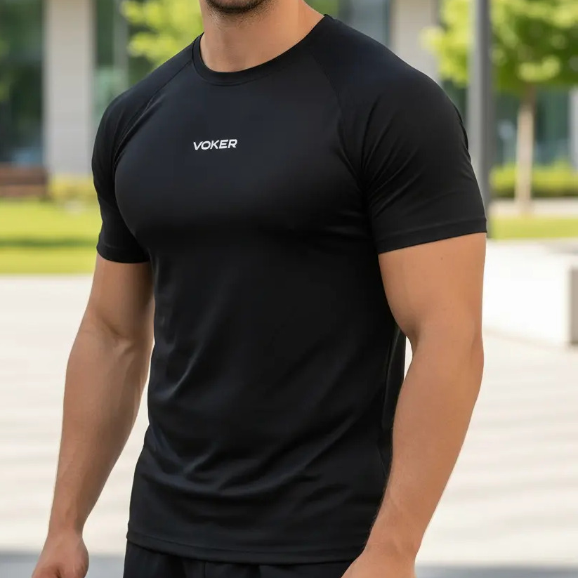 Camiseta Voker Raglan Dry Fit com Protecao UV Termica