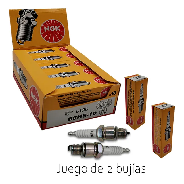 Bujía Ngk Original B8hs-10 Motores Fuera Borda