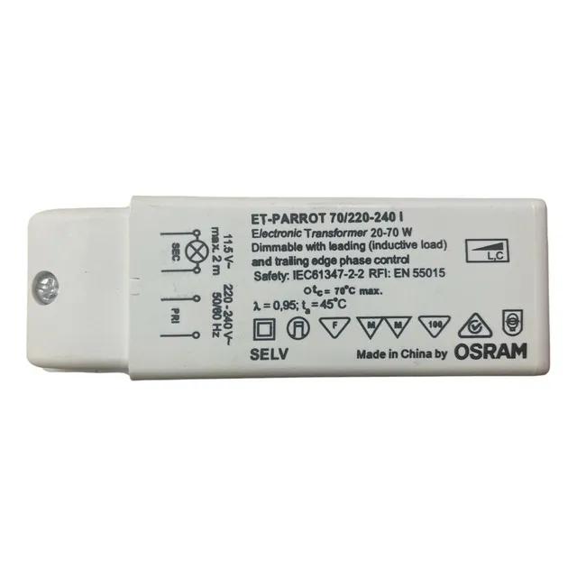 Transformador Balasto Electrónico Dimerizable 20-70w Osram