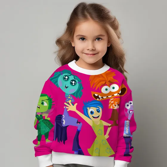 Suéter Oversize Intensamente Alegría Para Niñas