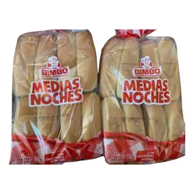 Pan Para Hot Dog Bimbo Medias Noches 2 Bolsas De 16 Pzas C/u
