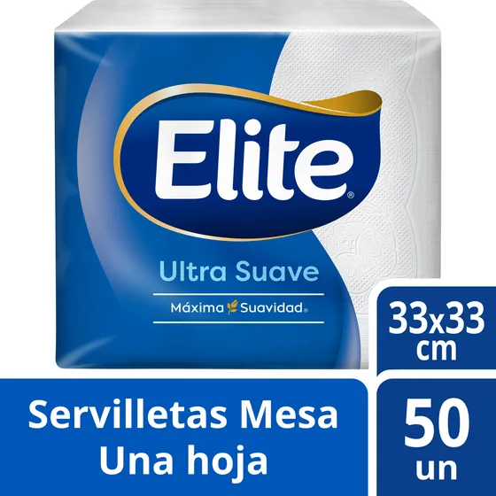 Servilletas Elite Cocktail 24 x 24 cm 50 unidades