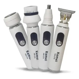 Aparador Kemei Km-279 4 Em 1 Barba Cabelo Nariz E Corpo