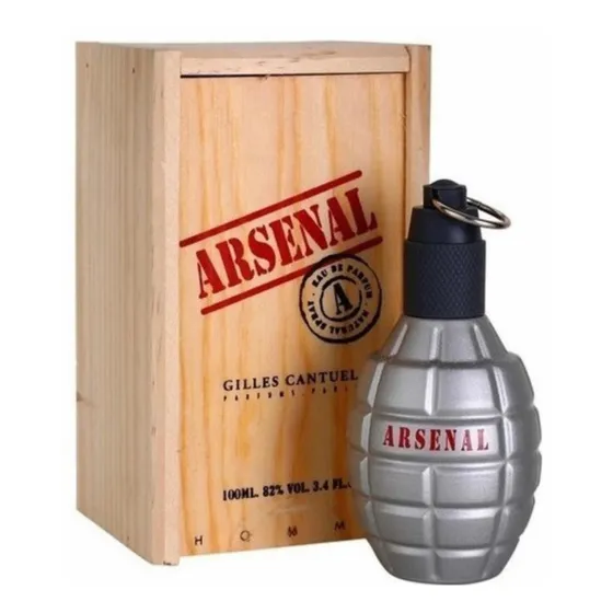 Perfume Arsenal Grey 100ml Edp Gilles Cantuel Lacrado