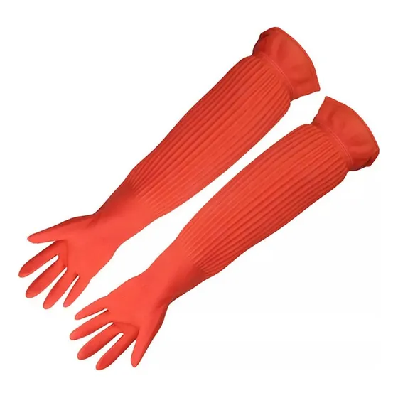 1 Látex De Goma Impermeable Para Lavaplatos, Manguito Largo