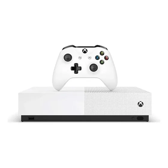 Microsoft Xbox One S 1tb All-digital Cor Branco 1 Controle + 1 Quadro Decorativo Branco (Recondicionado)