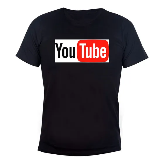 Remera Algodón Niños Youtube