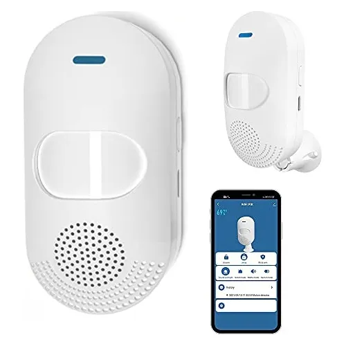 Sensor De Movimiento Con Sirena Wifi Alarma De Casa Tuya Sma