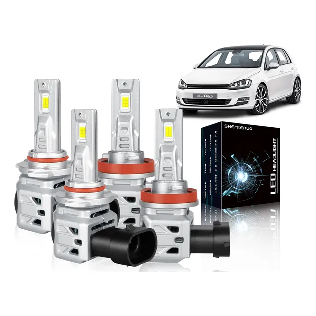 40000lm- Kit De Faros Delanteros Led 9005 H11 Luz Alta/baja