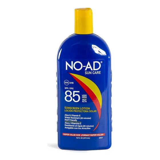 Bloqueador Solar No-ad 85 Spf